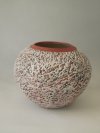 Philip  Evans - Stoneware vase with red collar (1)