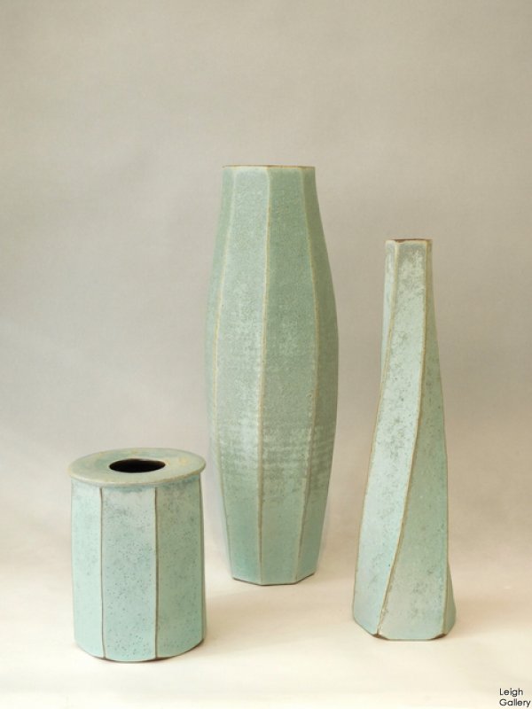 Emily  Myers - Three faceted vases 