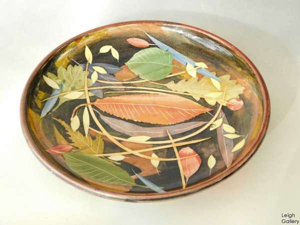 Sophie MacCarthy - Shallow dish with leaves and stalks